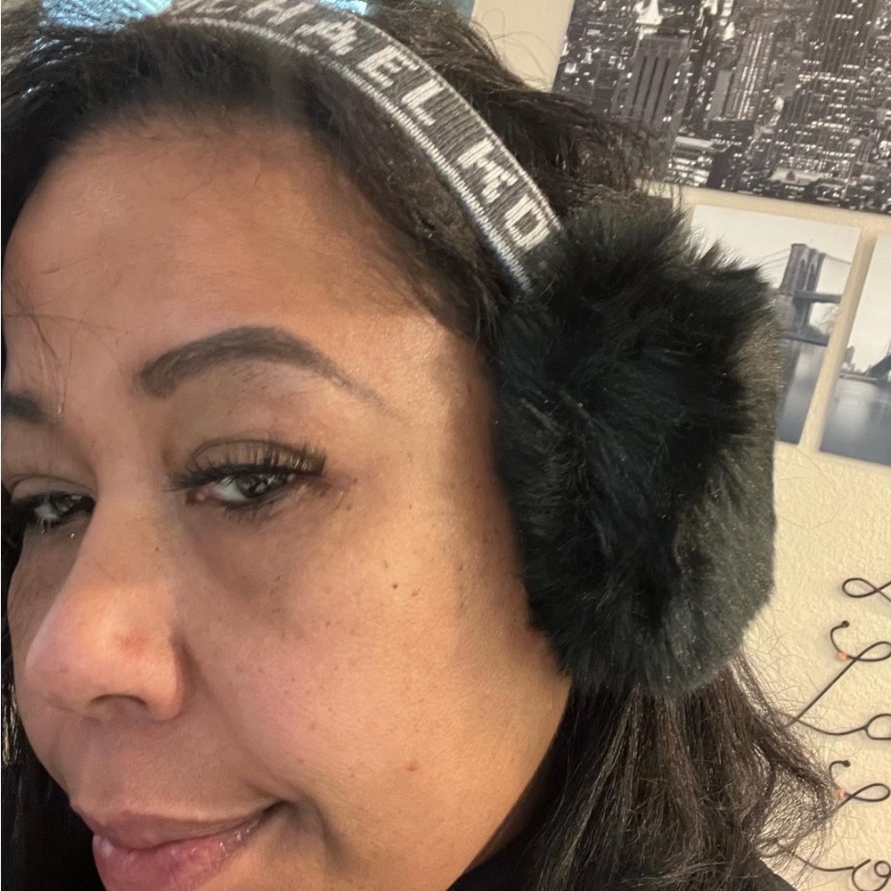 sold! Michael Kors furry earmuffs